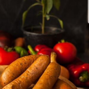 Cârnați din păstrăv nepicant 250G