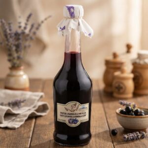Sirop de lavandă cu afine