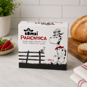 Cașcaval Afumat Parenyica cu Chili Bömbi 200g