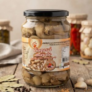 Ciuperci murate cu ceapă și morcovi 320G